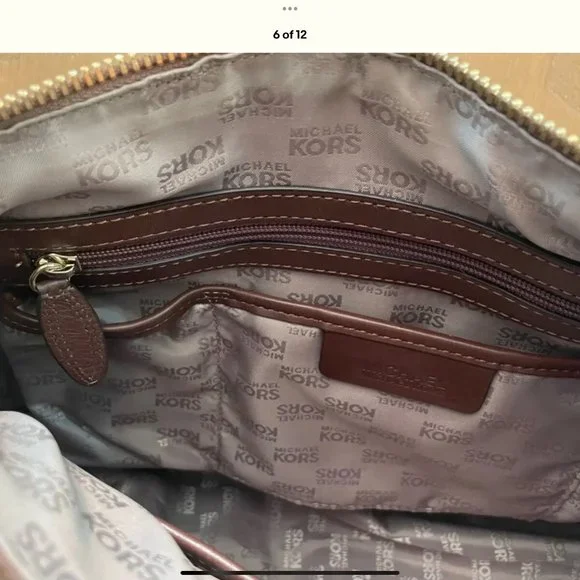 Michael Kors Large Canvas and Leather Harness Grab Handbag - Picture 11 of 16